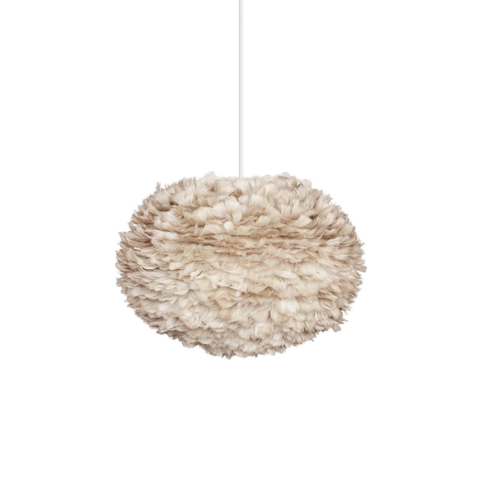 Eos Pendant Large Light Brown/White - UMAGE