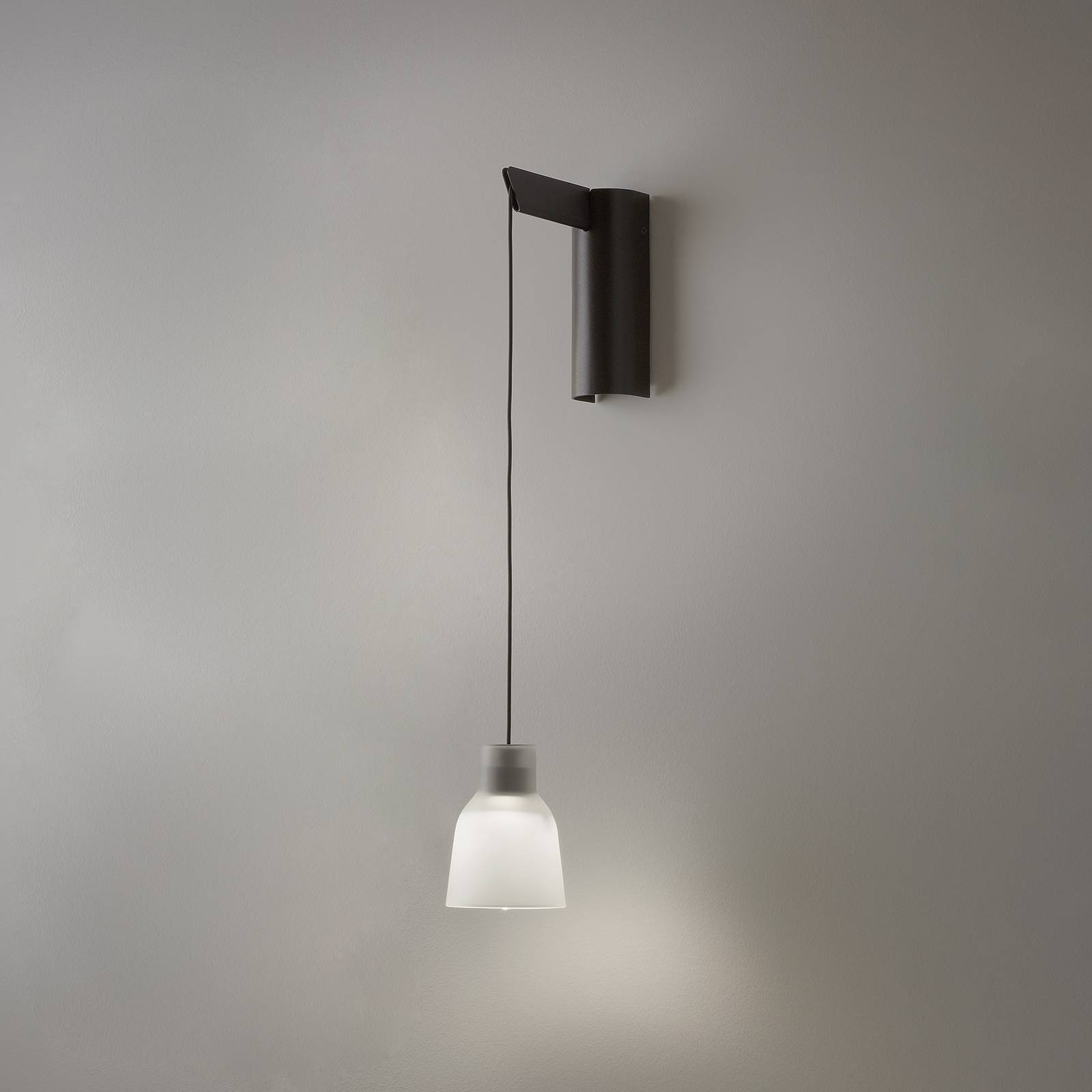 Bover Drip A/01 LED wandlamp, mat-wit