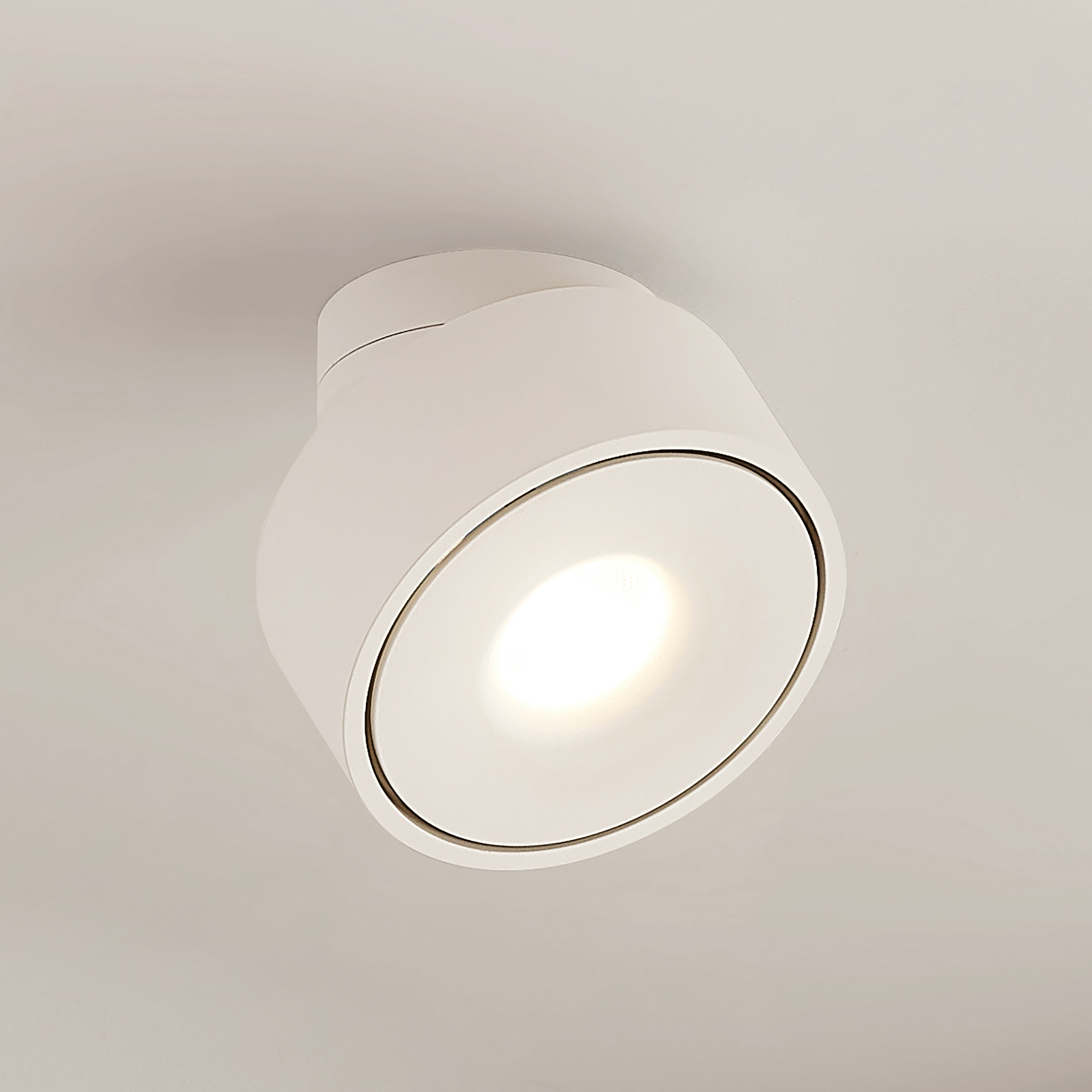 Arcchio Ranka lámpara LED techo blanco giratorio