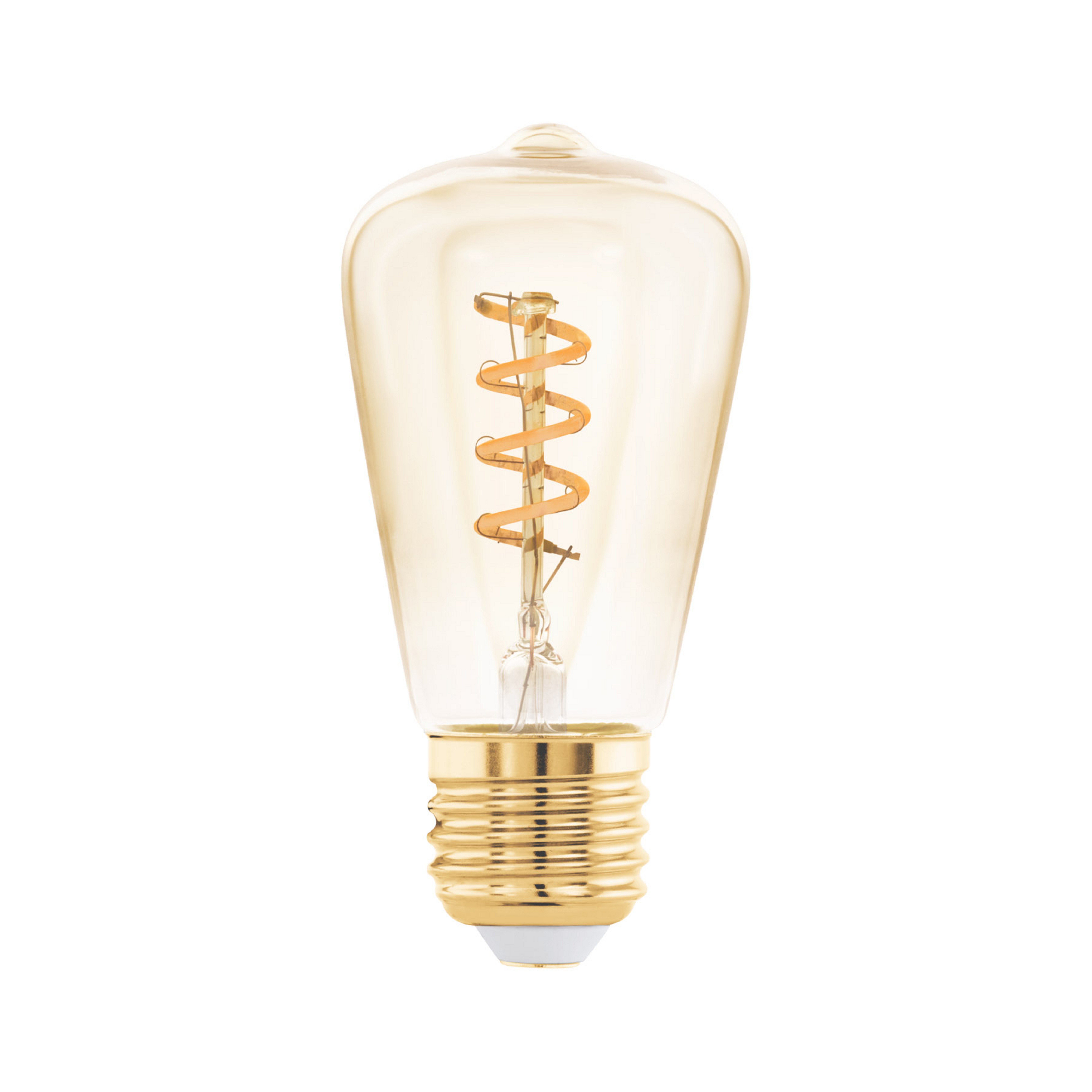 LED-Lampe E27 4W ST48 2.000K Filament amber dim