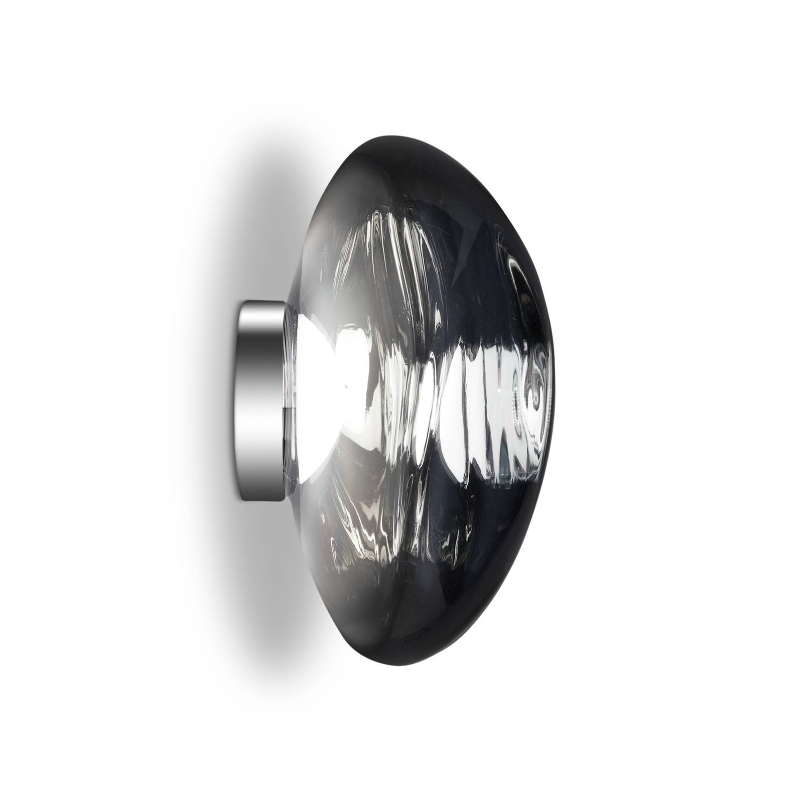 Tom Dixon kinkiet LED Melt Surface, Ø 50 cm, chrom