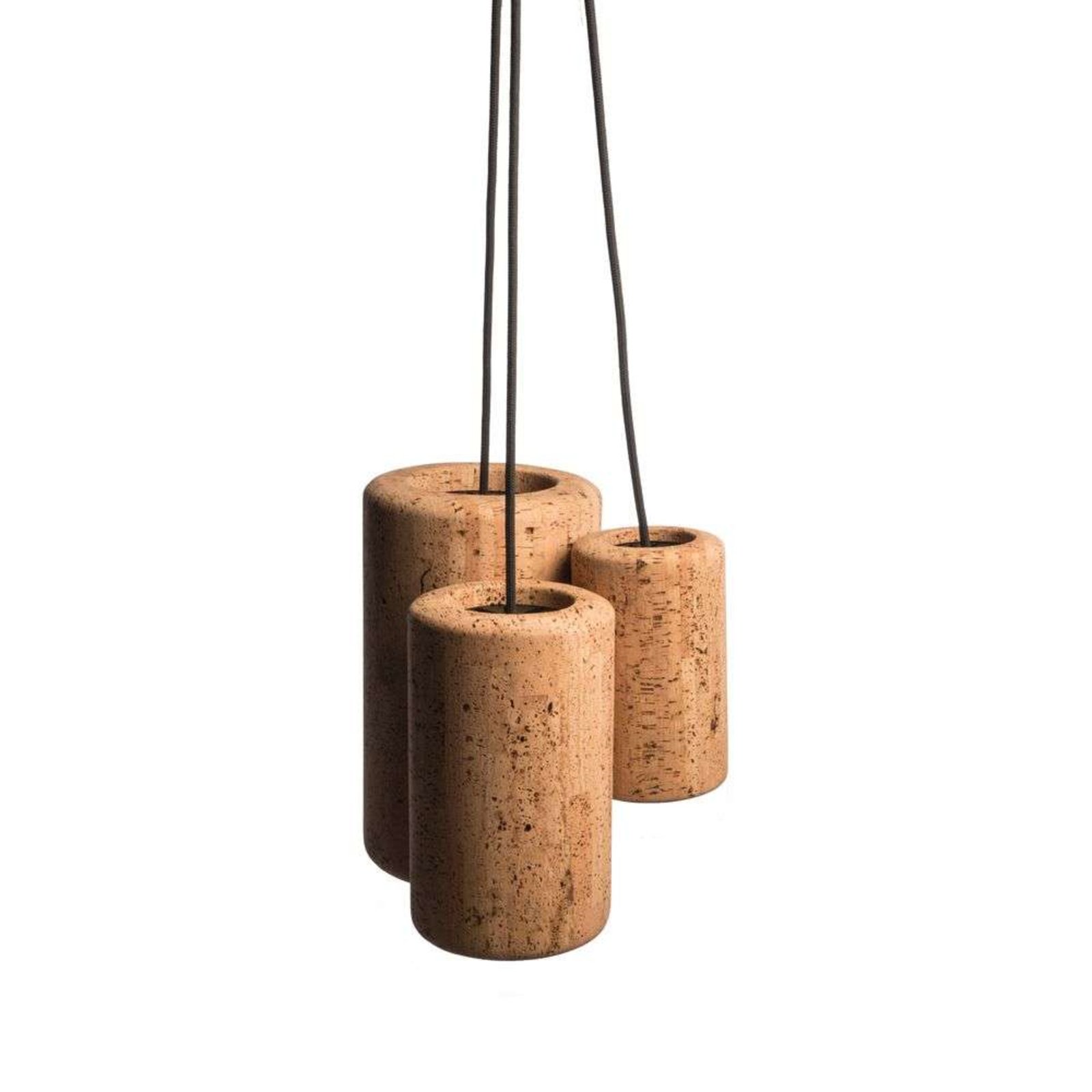 Porto Candeeiro Suspenso M Ø14 Black/Cork - Belid