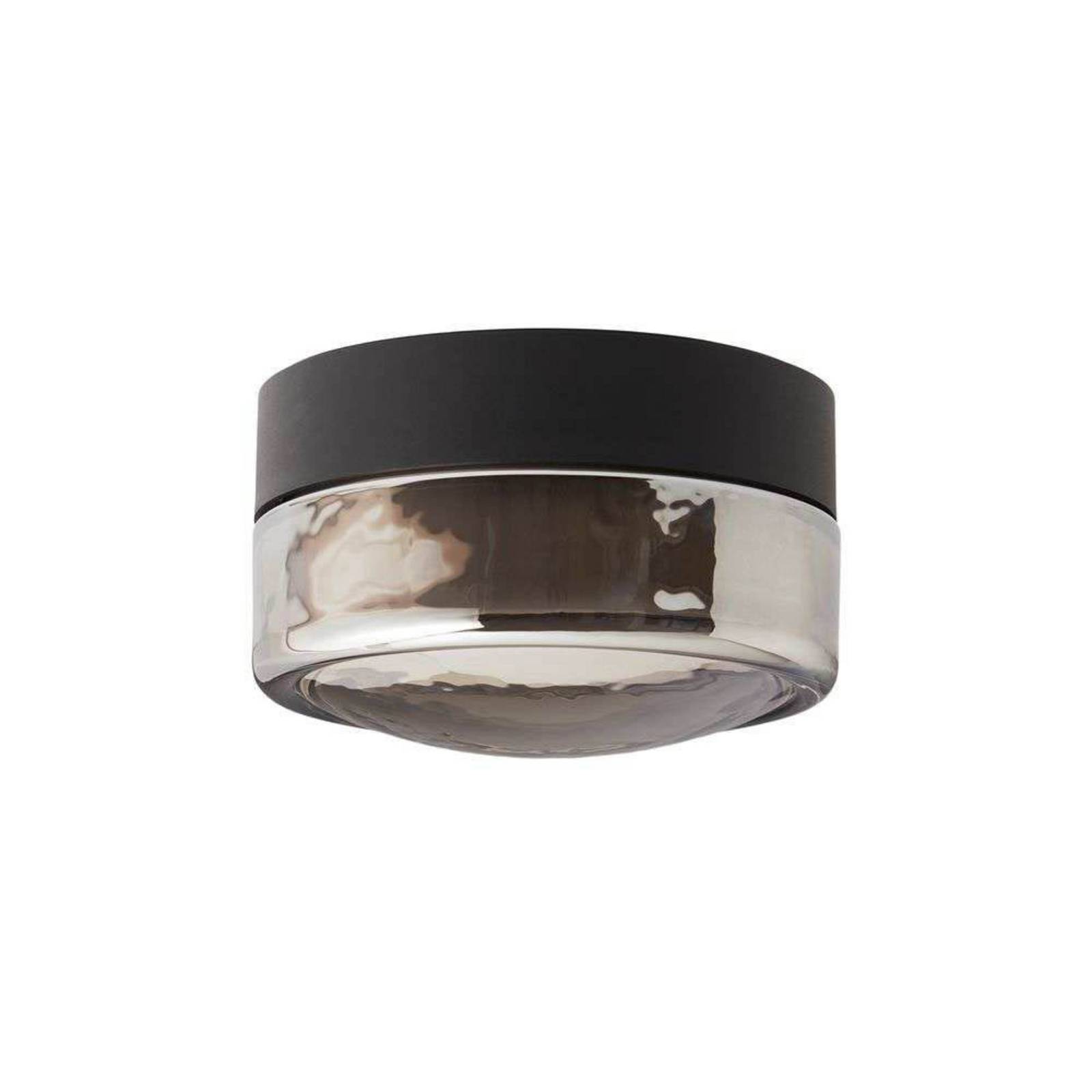LOOM DESIGN LED-Deckenleuchte Otto Convex, grau, IP65 günstig online kaufen