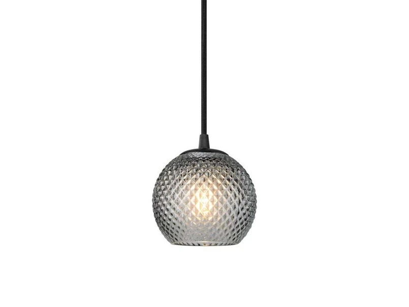 Halo Design - Nobb Ball Pendel Small Smoke/Black