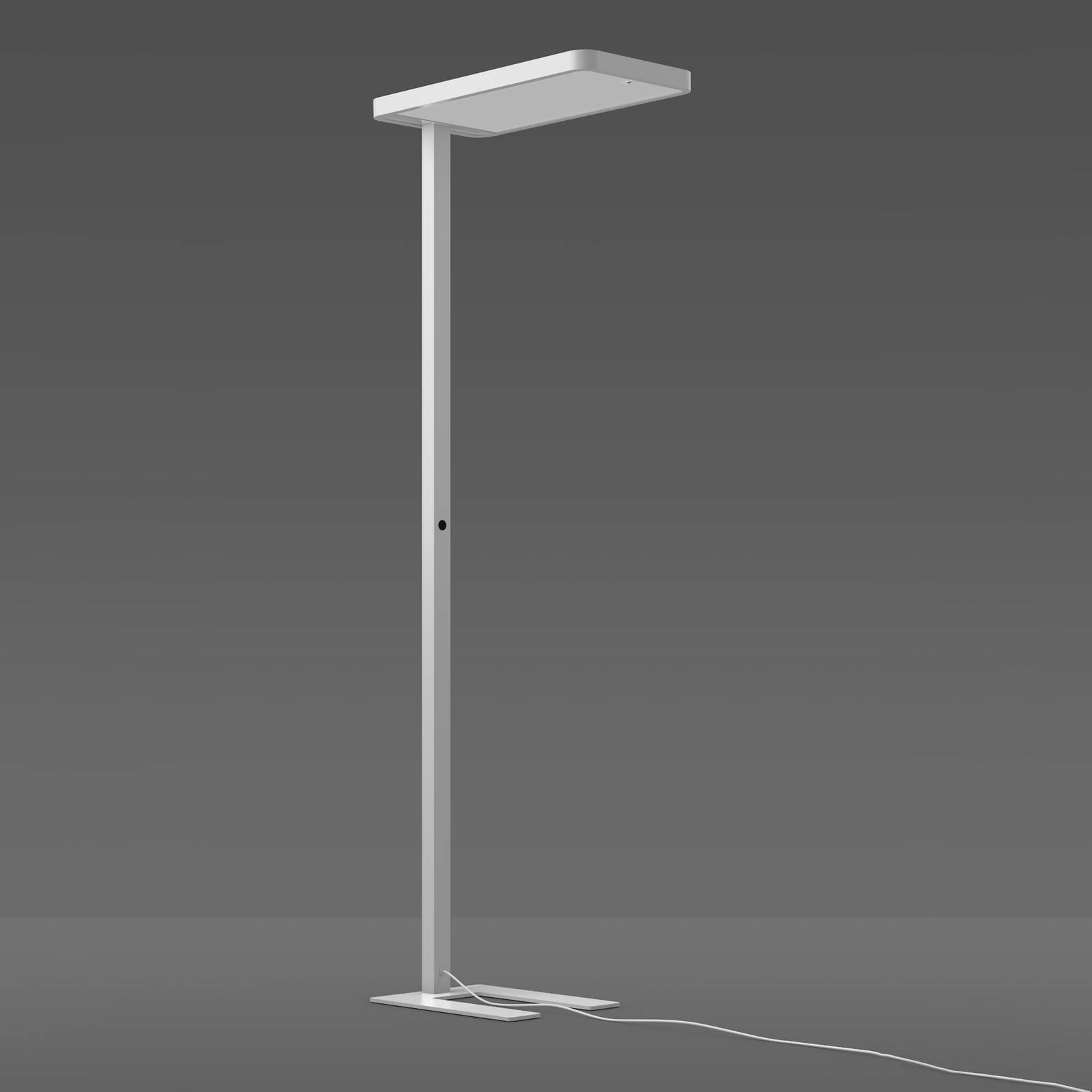 RZB Navona lampadaire bureau 840 capteur blanc alu