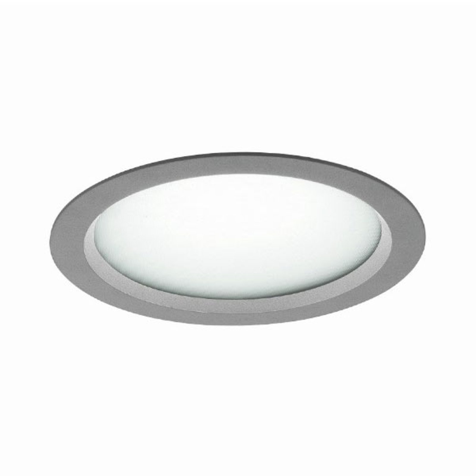 Mikroprismatisk LED-indbygningslampe Vale-Tu Flat Large