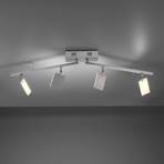 PURE Mira plafondlamp 4-lamps remote CCT alu