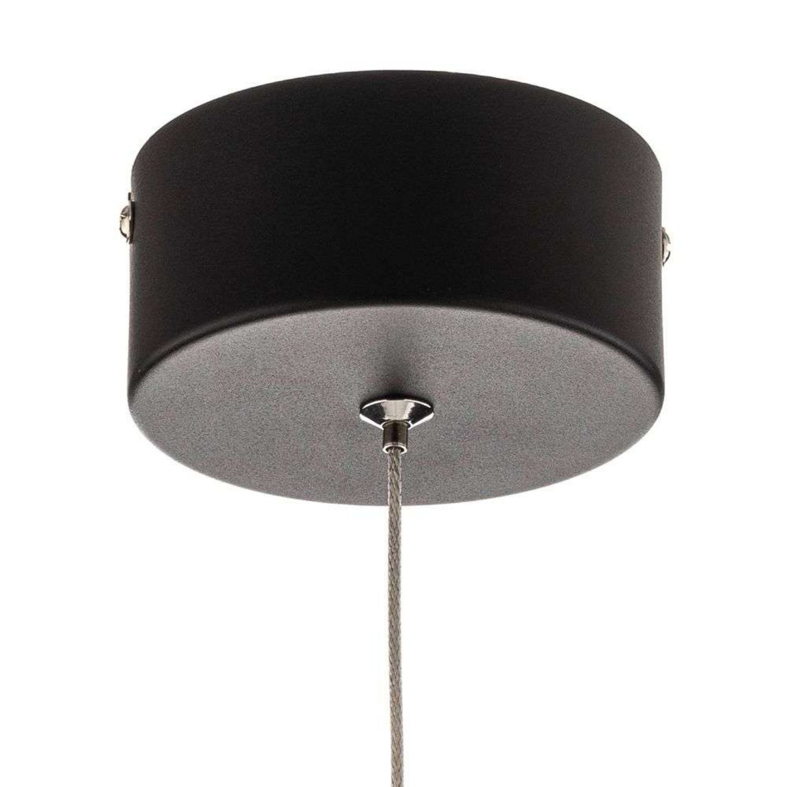 Bjarko LED Lustră Pendul Black/Brass - Lucande