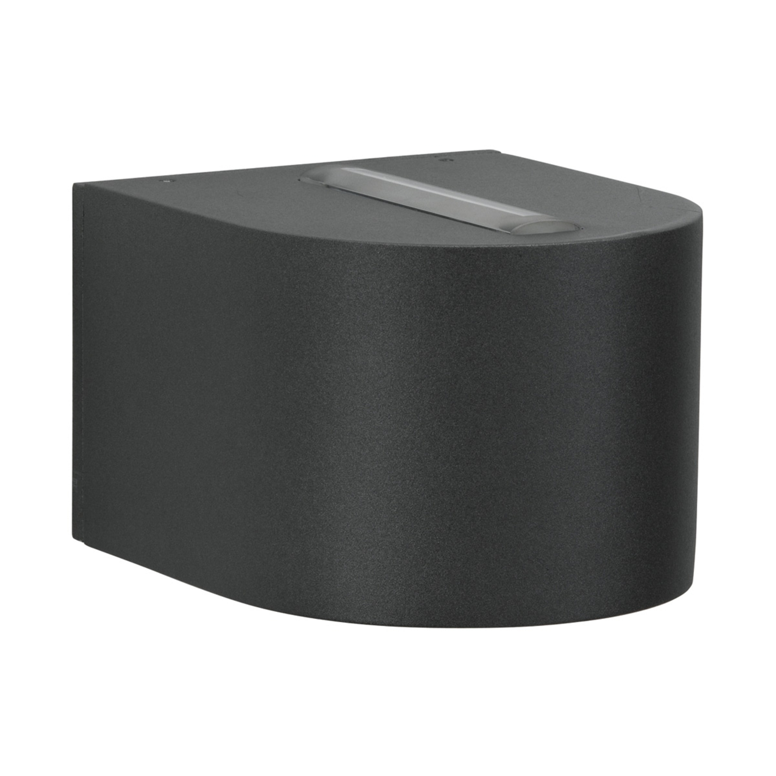 Albert Leuchten LED outdoor wall light LacBulge, narrow/wide, aluminium, 3 W, energy efficiency: A+, W: 12 cm, H: 9 cm