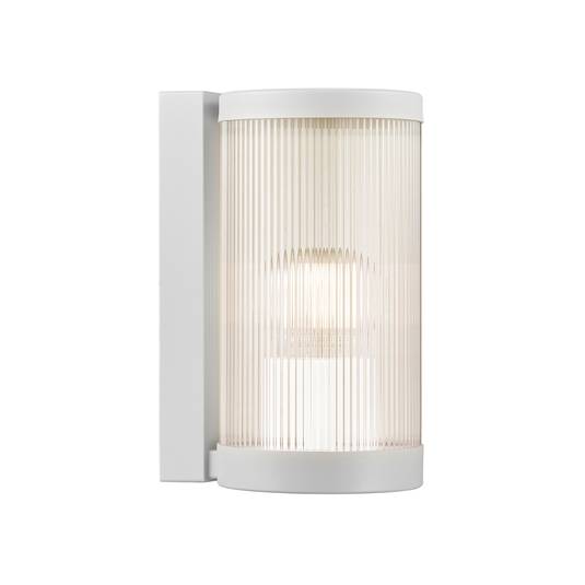 Coupar outdoor wall light, white Lights.ie
