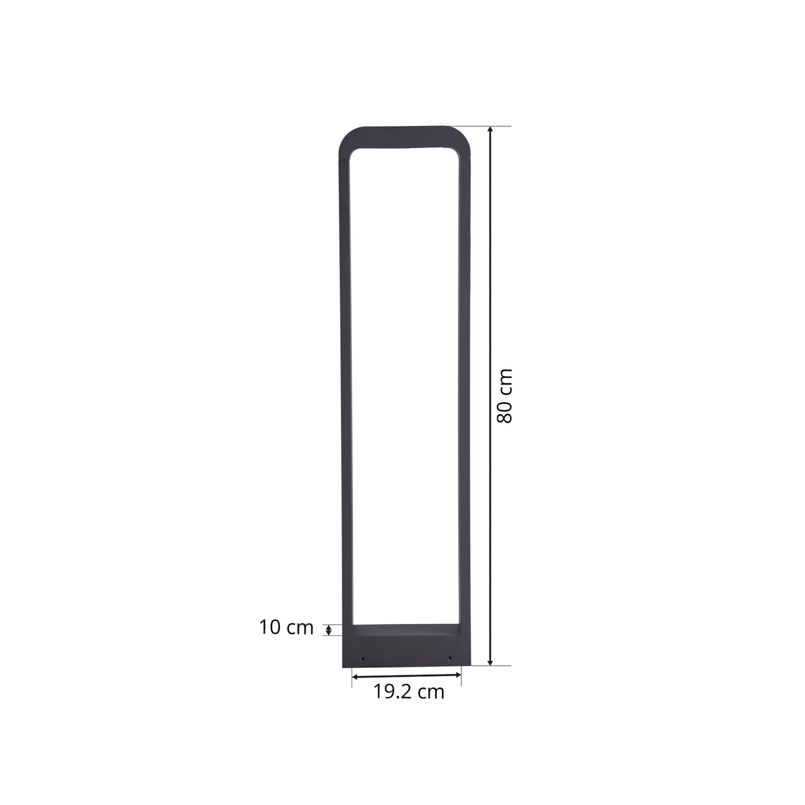Emima Kerti Lámpa H80 Dark Grey - Lindby