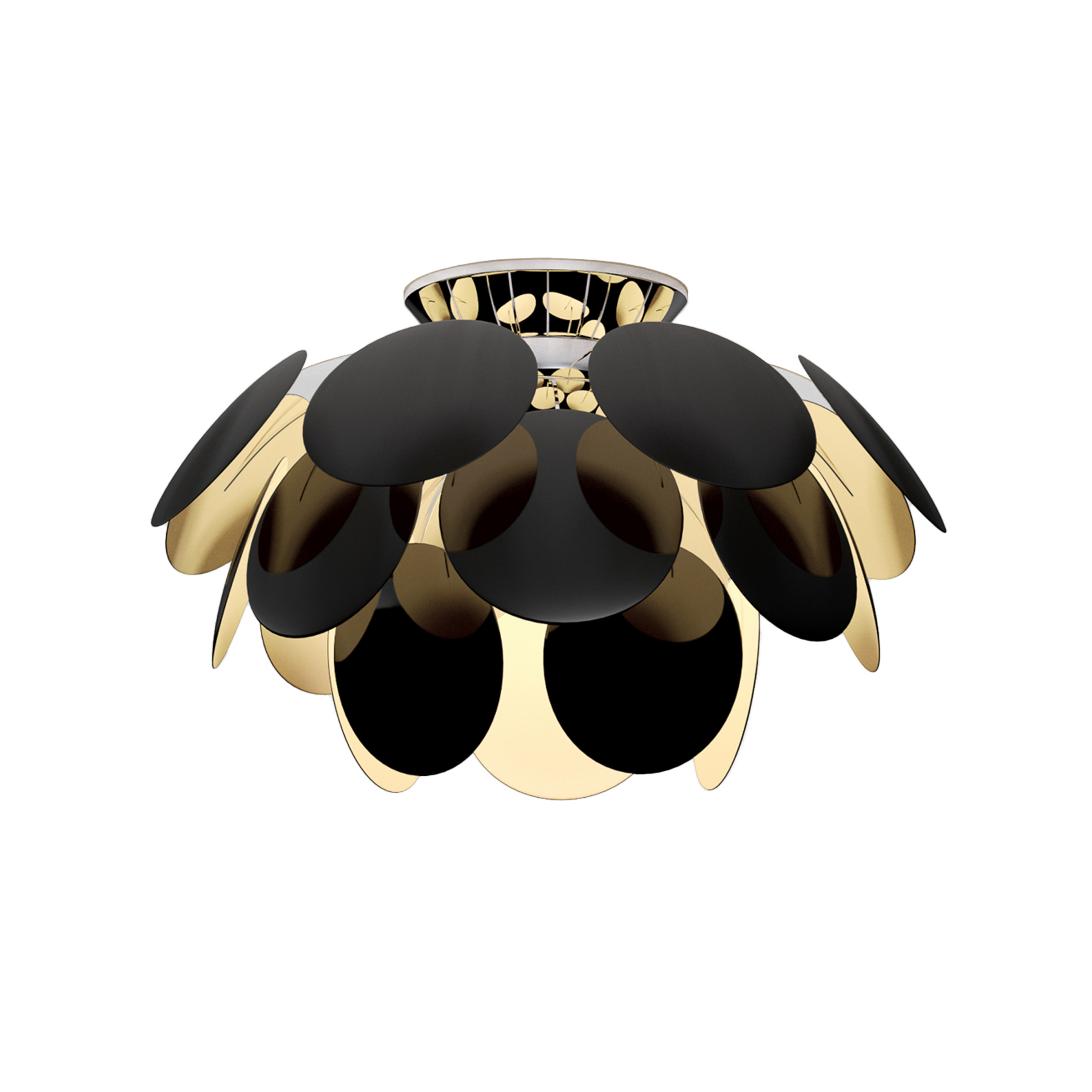 Discoco C 53 Plafonnier Black/Gold - Marset