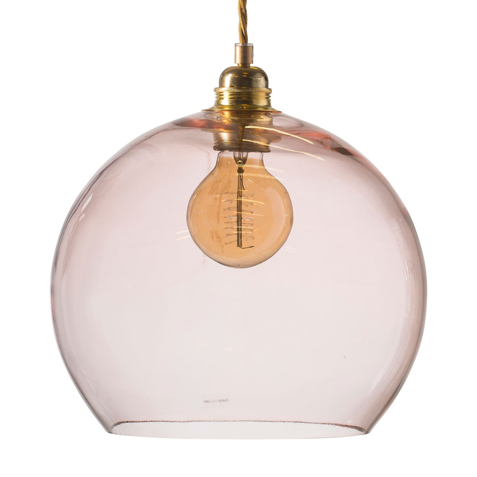 EBB & FLOW Rowan висяща лампа розово злато Ø 28cm