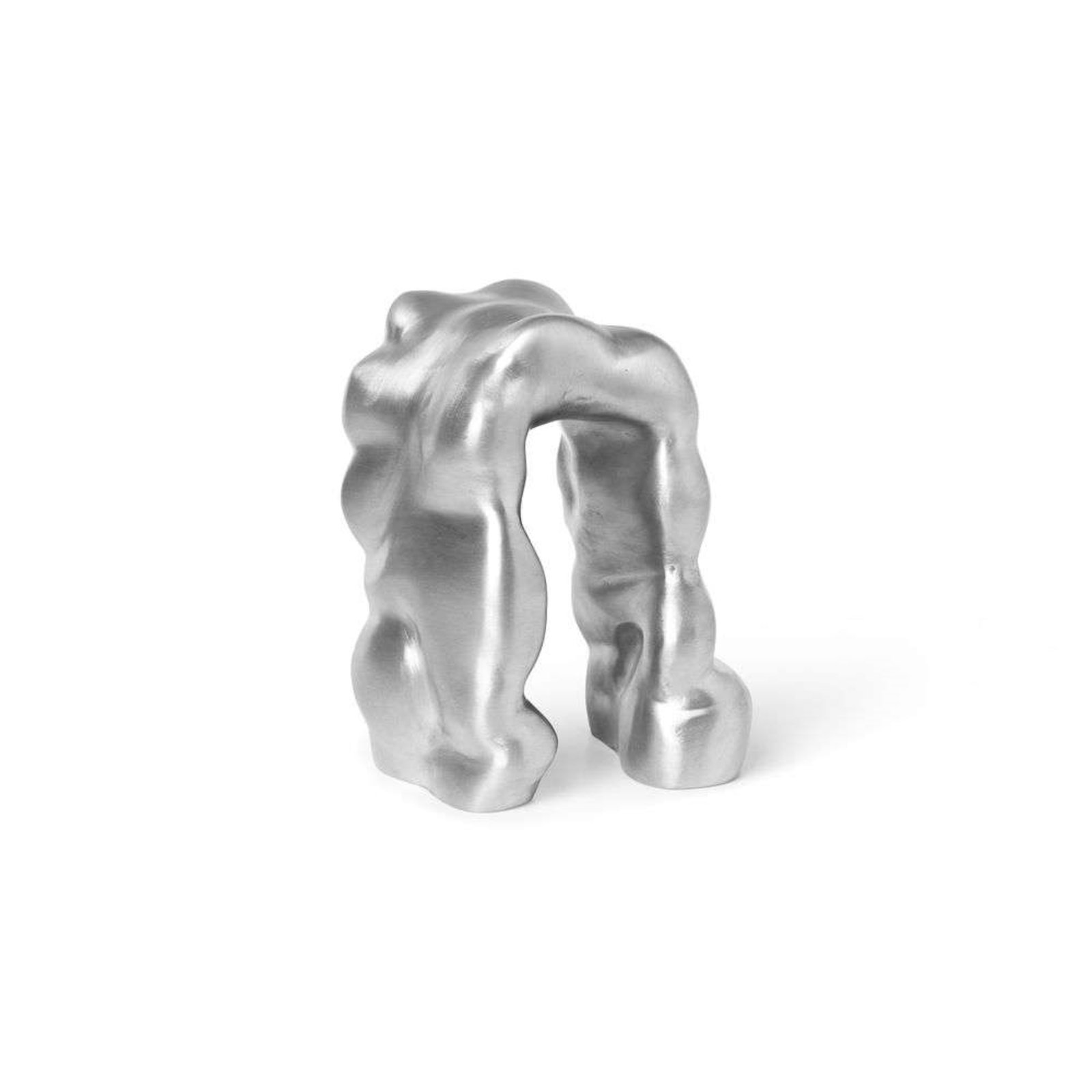 Morf Sculpture Brushed Aluminium - Ferm Living
