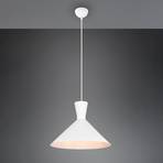 "Enzo" pakabinamas šviestuvas, viena lemputė, Ø 35 cm, baltos spalvos