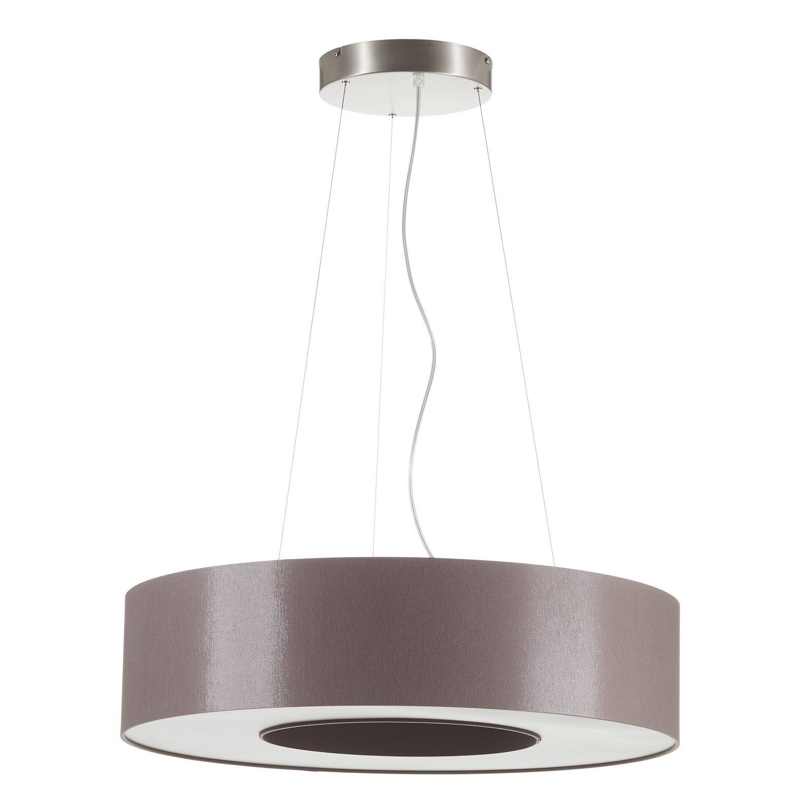 Suspension LED Donut dimmable 22 W taupe