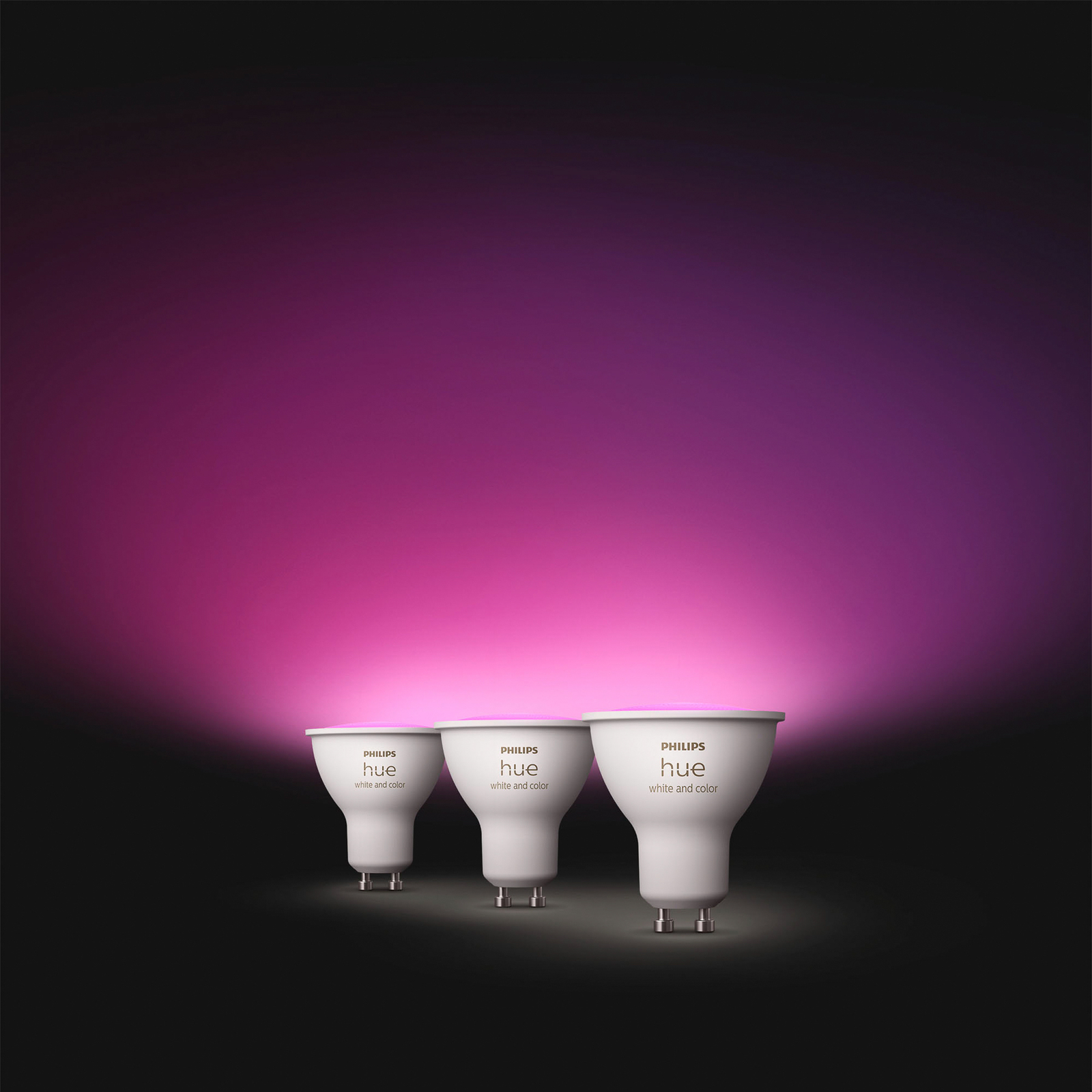 Philips Hue White&Color Ambiance GU10 4,2W Lot de 3 lampes