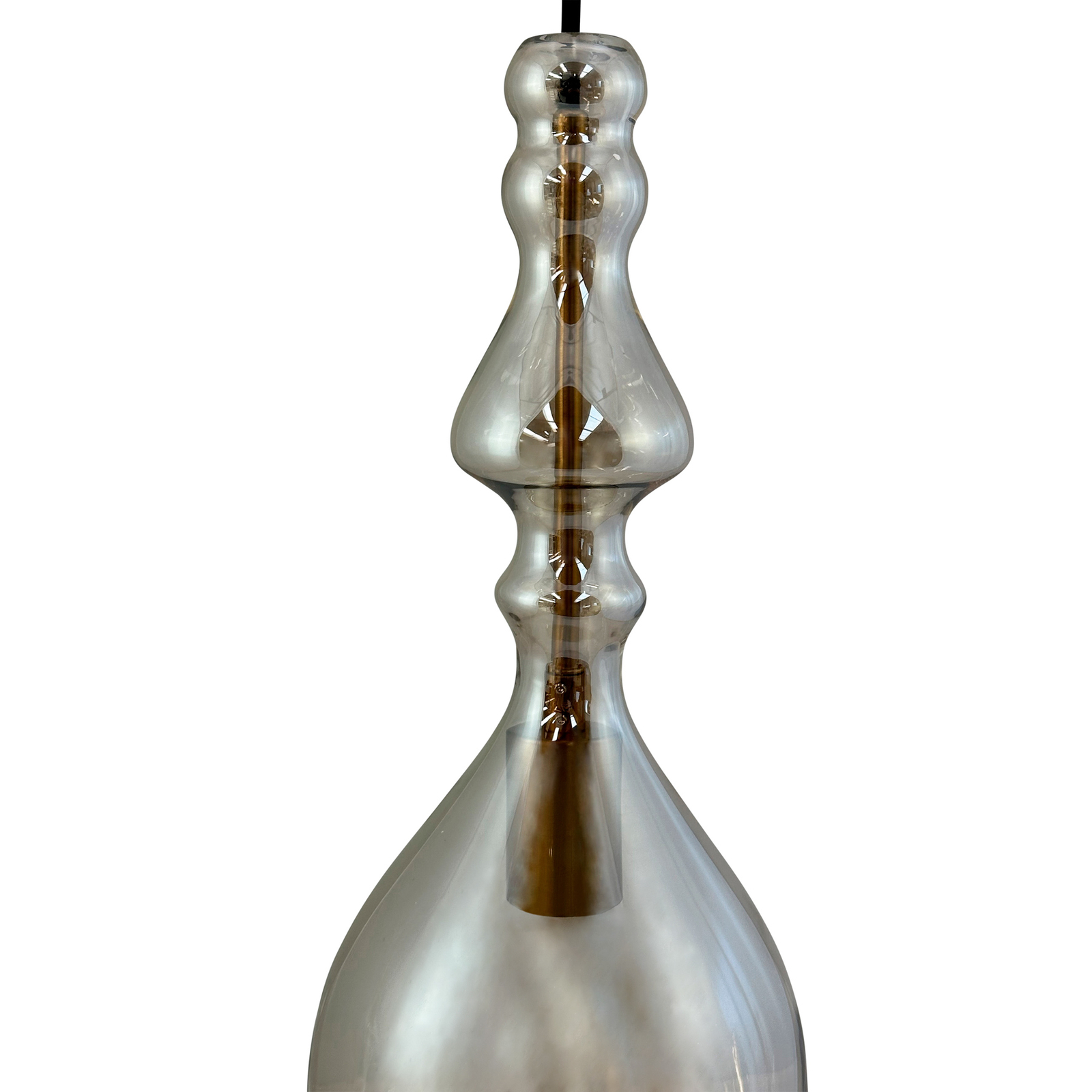 "Dyberg Larsen Lea" pakabinamas šviestuvas iš stiklo, gintarinės spalvos