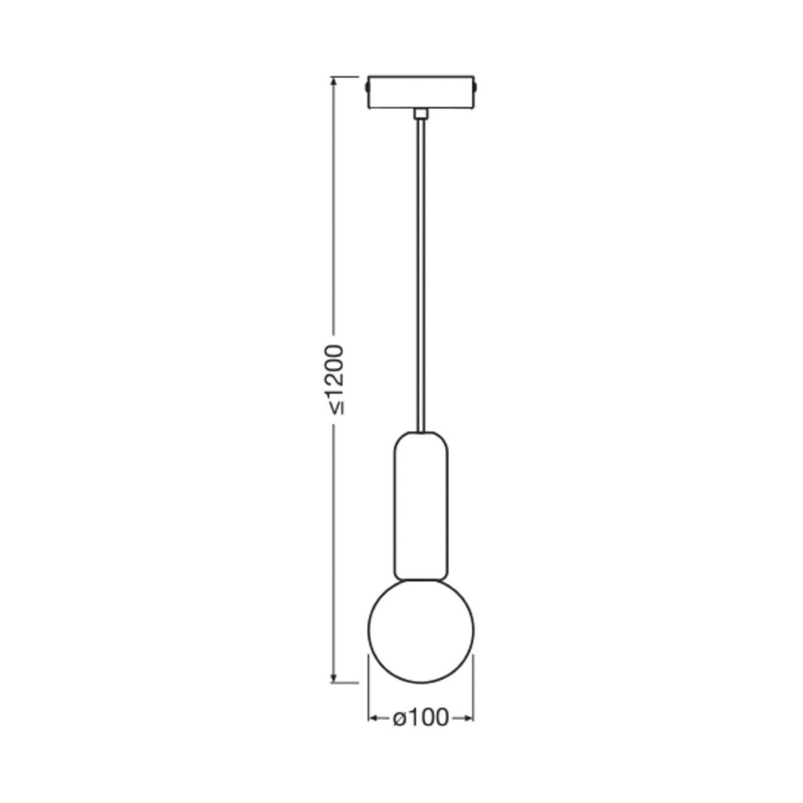Lampada a sospensione OSRAM Decor Concrete Mic, beige, cemento, G9