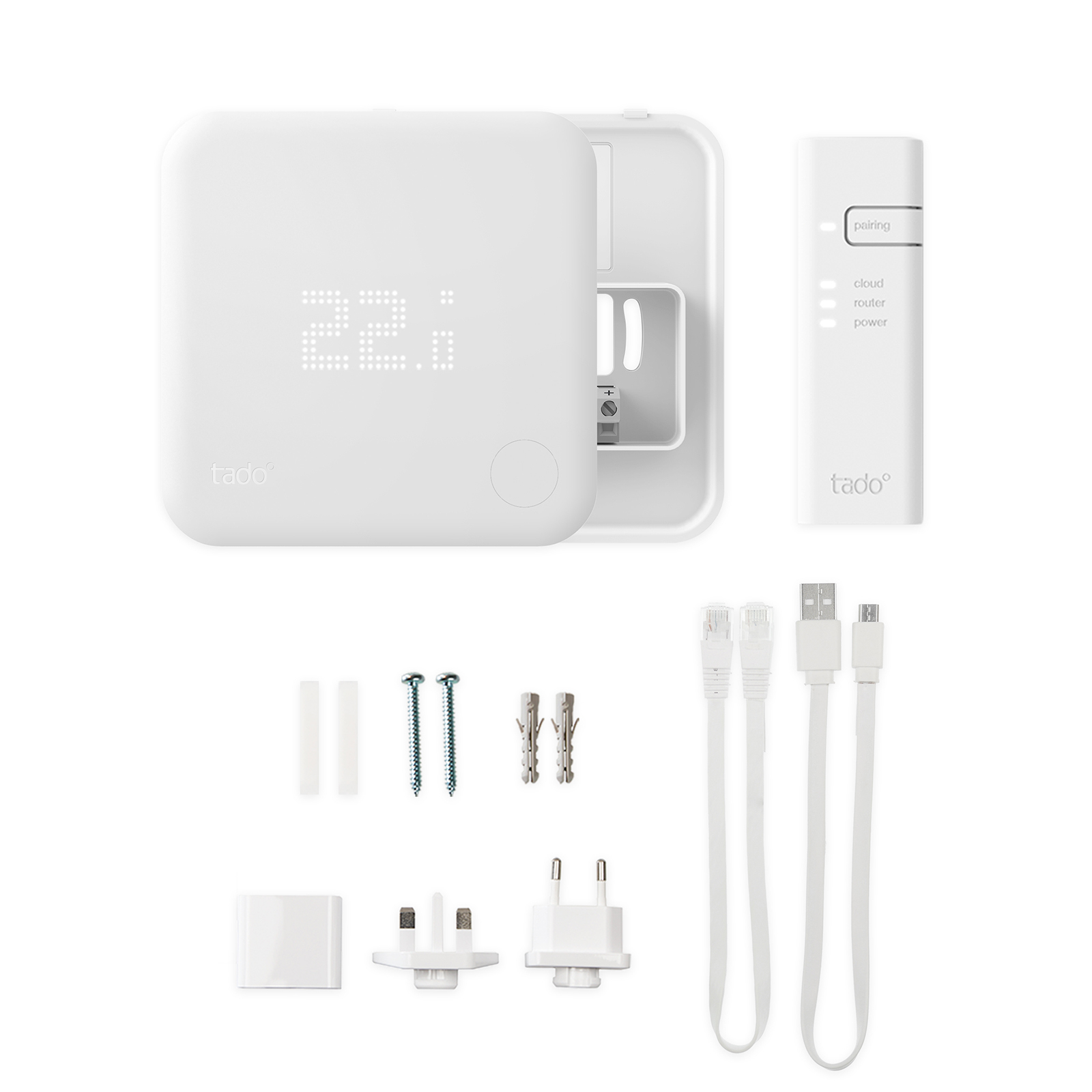 tado° Smartes Thermostat Starter Kit V3+, weiß