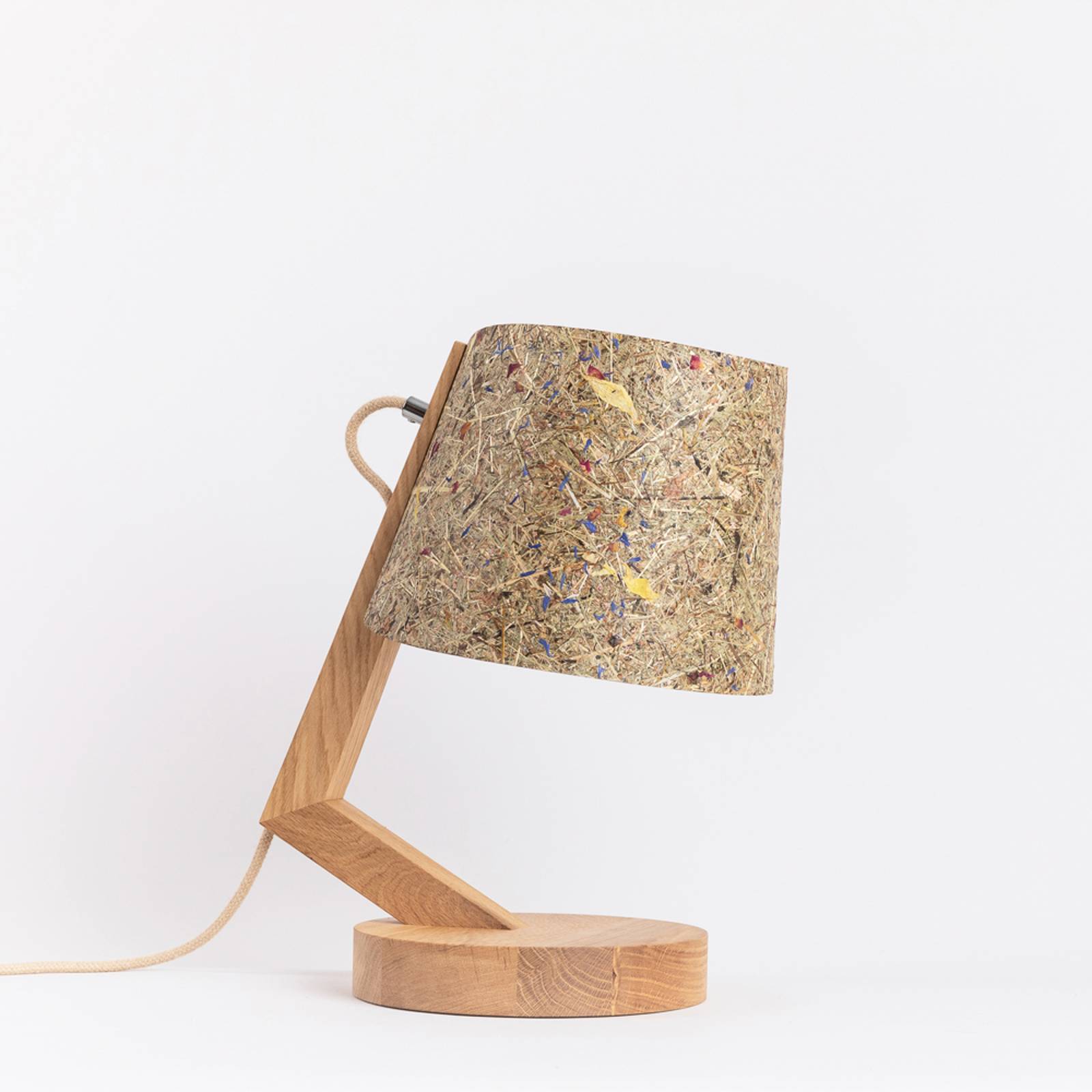 Almut von Wildheim Wooden Table Lamp - Living / Dining Room - dimmable - Country House / Rustic - Brown