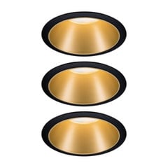 Paulmann Cole, faretto LED in look oro, set da 3