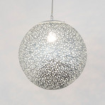 Hängeleuchte Utopistico in Silber
