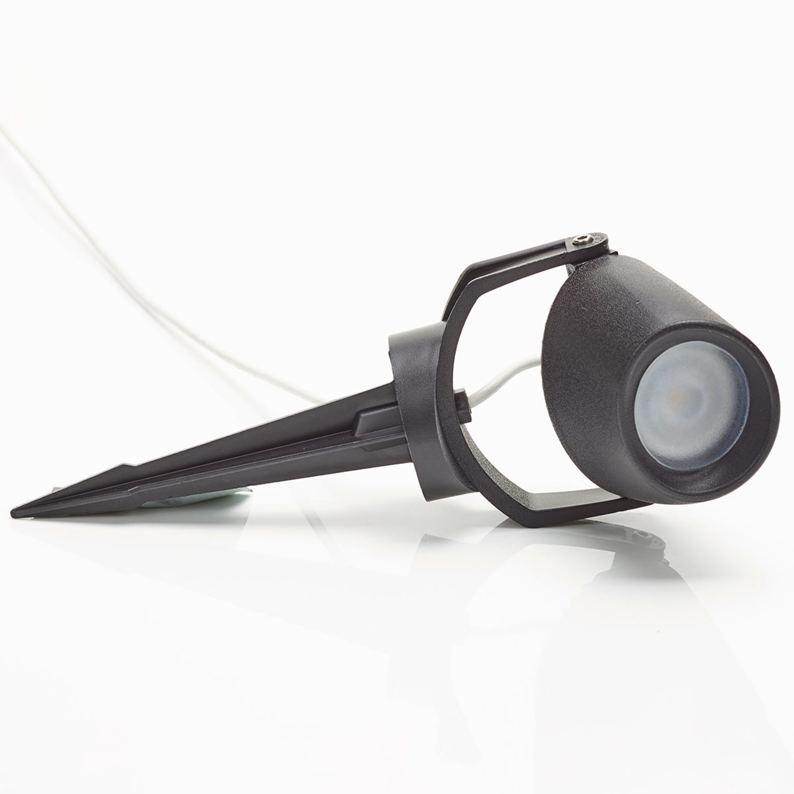 Spot à piquet Minitommy-EL 1 lampe CCT noir/givré