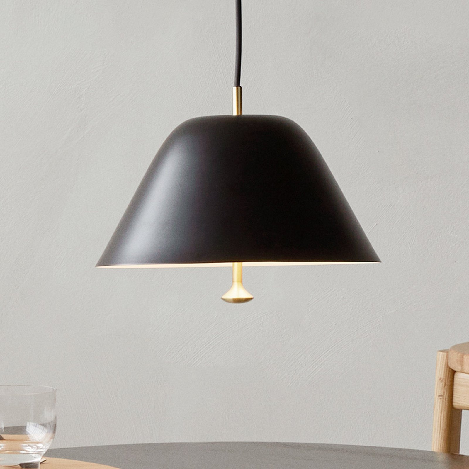 Levitate Suspension 40 Black Brass - Audo Copenhagen
