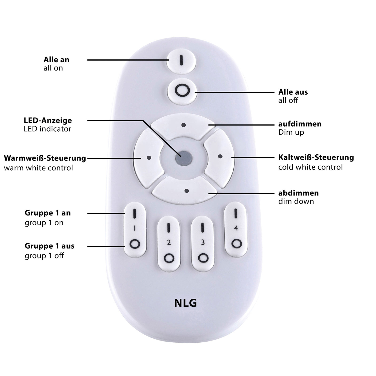 LED-Deckenleuchte Flat CCT, Ø 40 cm