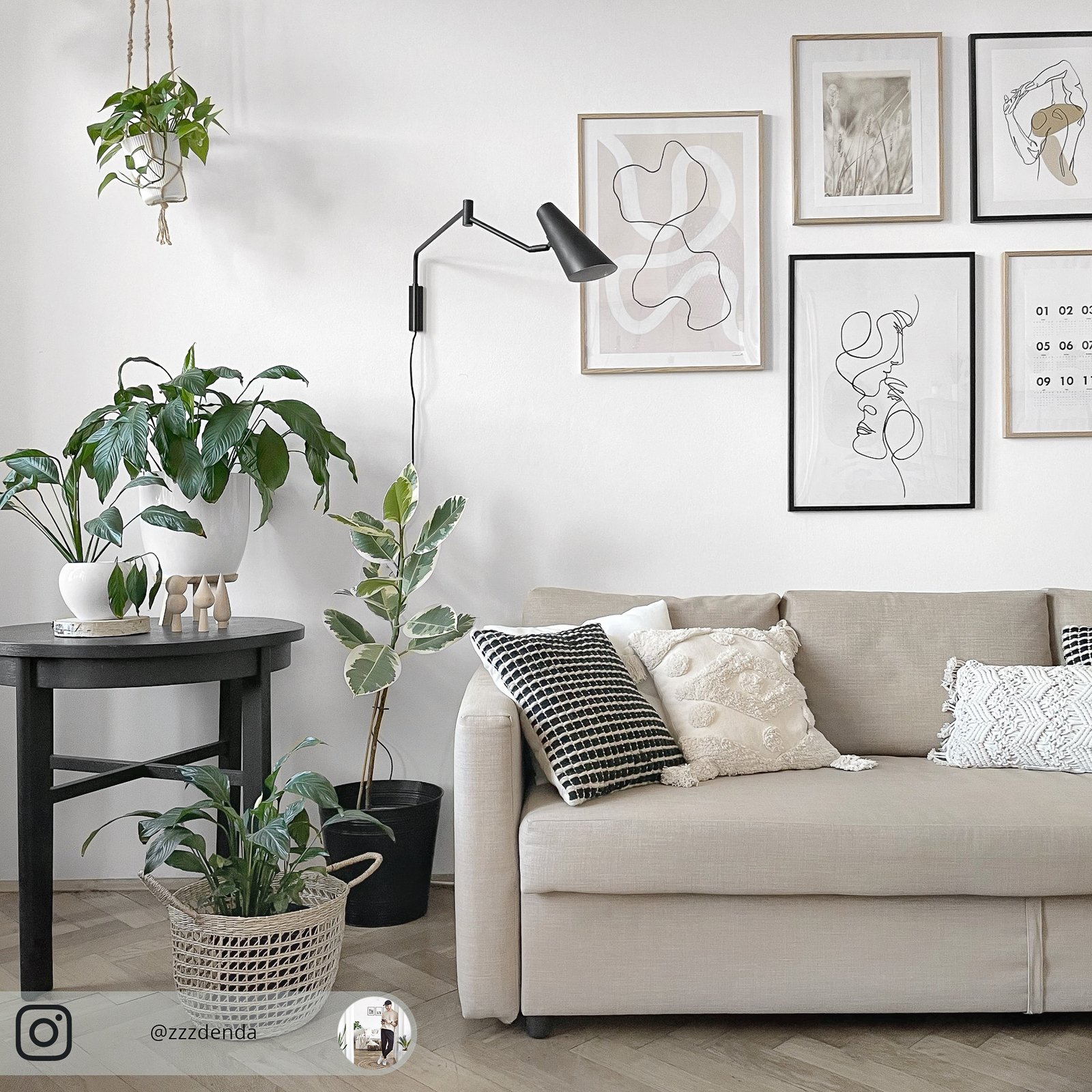 Noa Lampa Ścienna Long Matt Black - DybergLarsen
