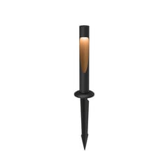 Lampa cokołowa Louis Poulsen Flindt, 840, czarna, gniazdo 24 V z uziemieniem