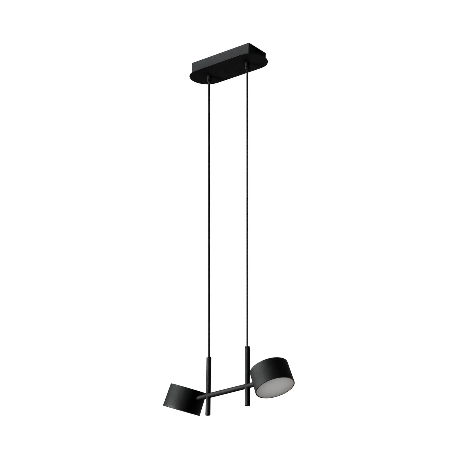 OSRAM LED-visoka svetilka Decor Kyoto, 2-žarnica, črna, z možnostjo zatemnitve