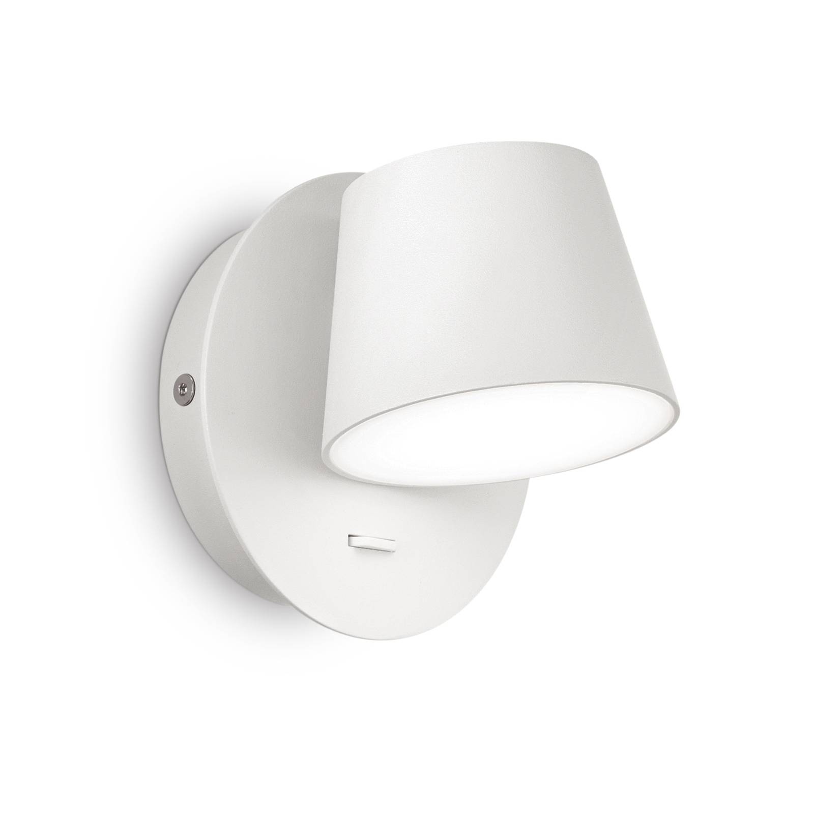 Ideal Lux Gim LED-væglampe justerbart hoved hvid