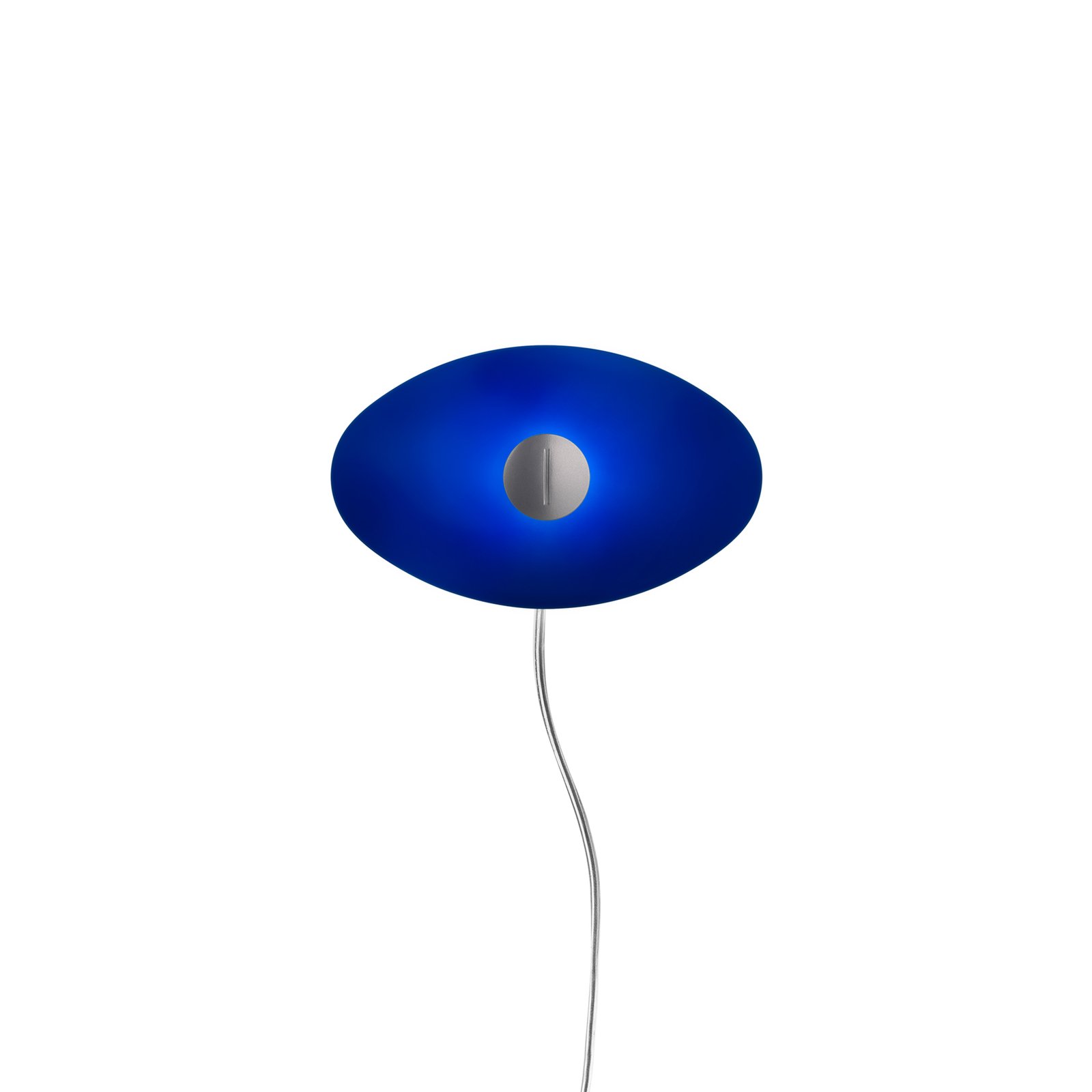 Foscarini Bit 2 wandlamp van glas, blauw