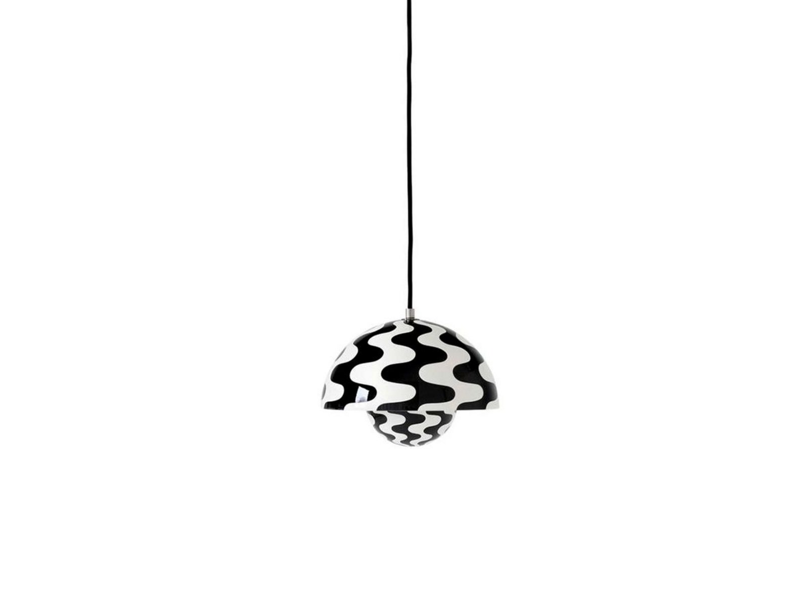 Flowerpot VP1 Taklampa Black/White - &Tradition