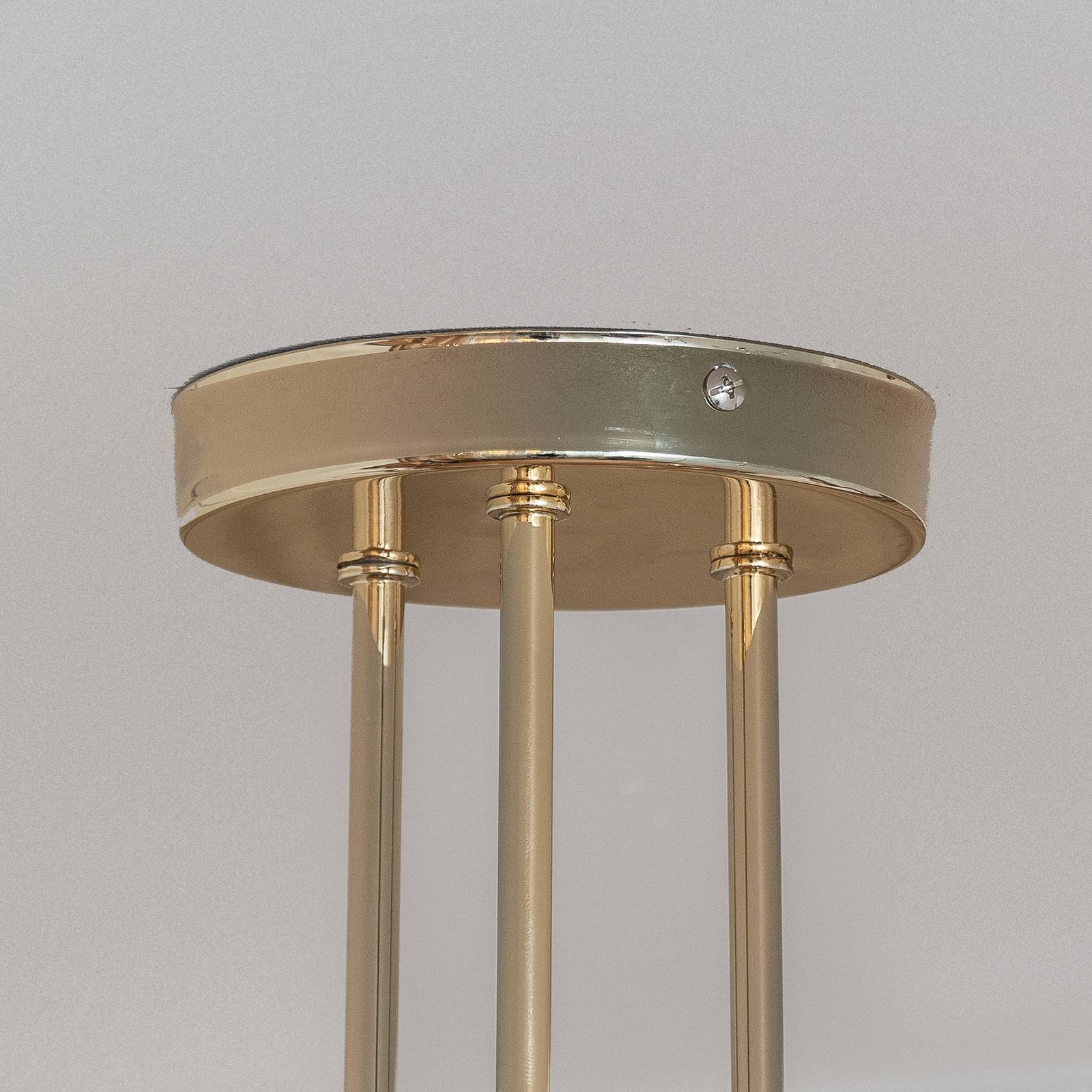 Lampa sufitowa Oxford, złota, 3-punktowa, Ø 44 cm, metal