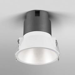 LEDVANCE Twist bodovka Ø9,3cm 830 bílá/stříbrná