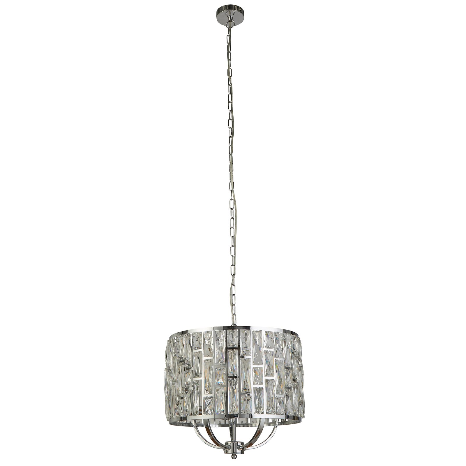 Hanglamp Bijou met kristalglaskap, Ø 44 cm