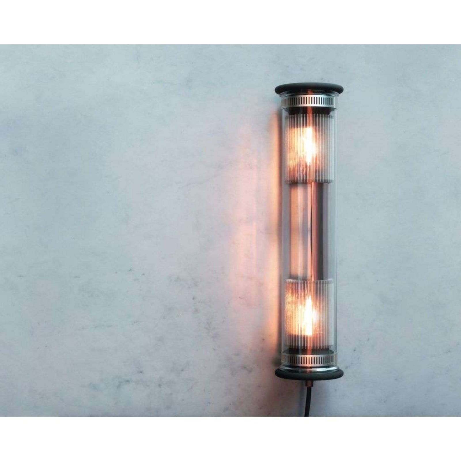 In The Tube 100-500 Wandleuchte Silver-Silver Mesh DCW - Wohnzimmer - Glas