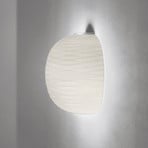 Foscarini Gem poolseinavalgusti klaasist, valge