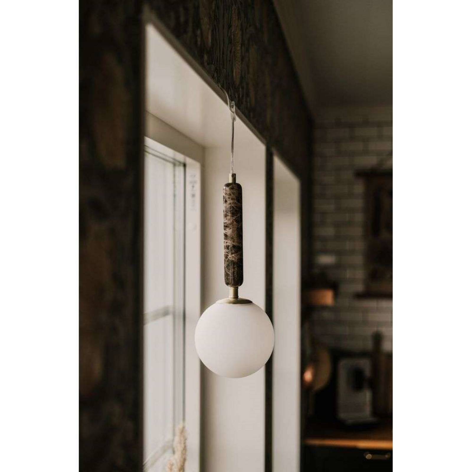 Globen Lighting Pendelleuchte Torrano, braun, Ø 15 cm günstig online kaufen