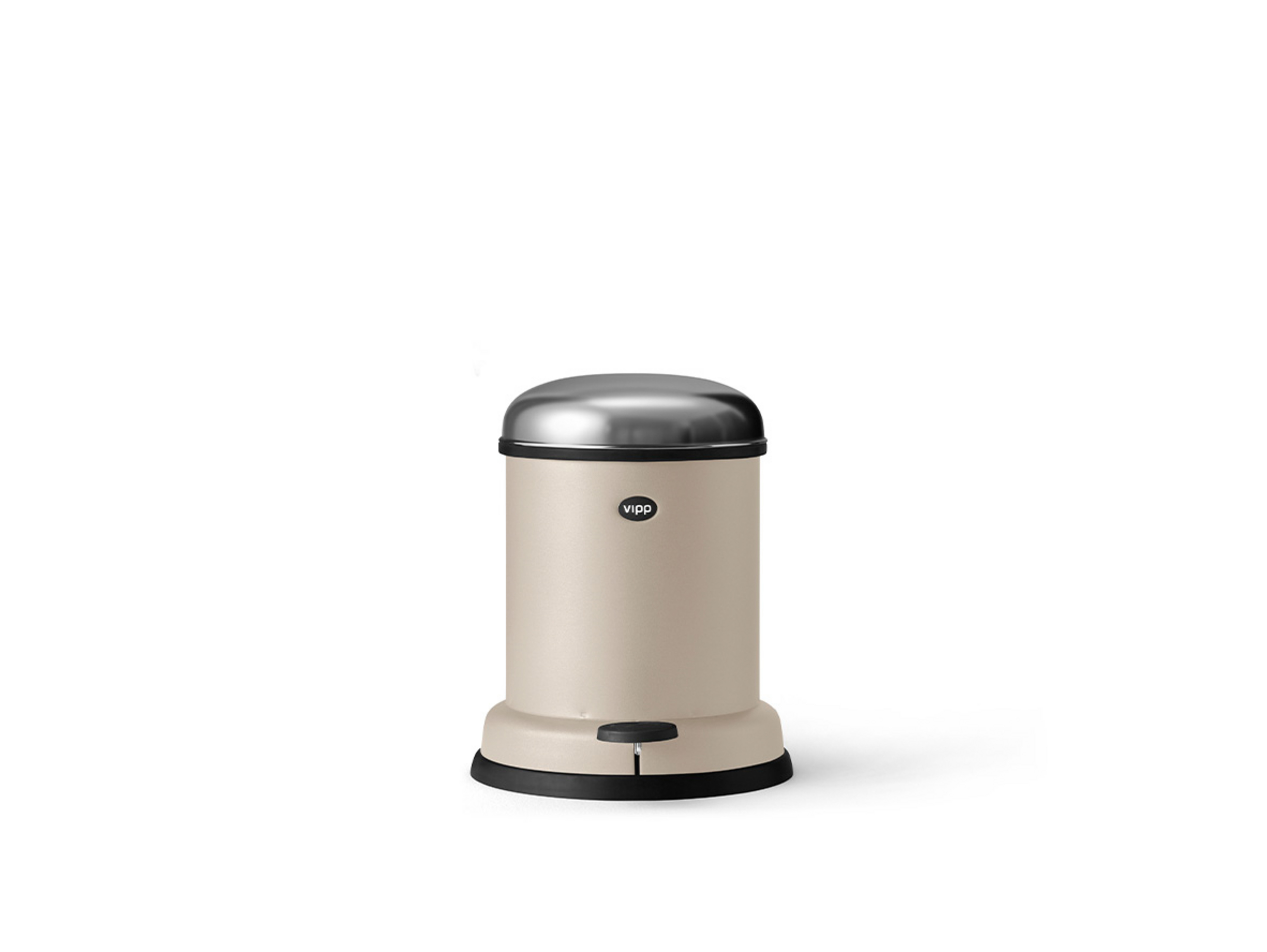 Vipp14 Tretmülleimer, beige, 8L, Stahl - Vipp