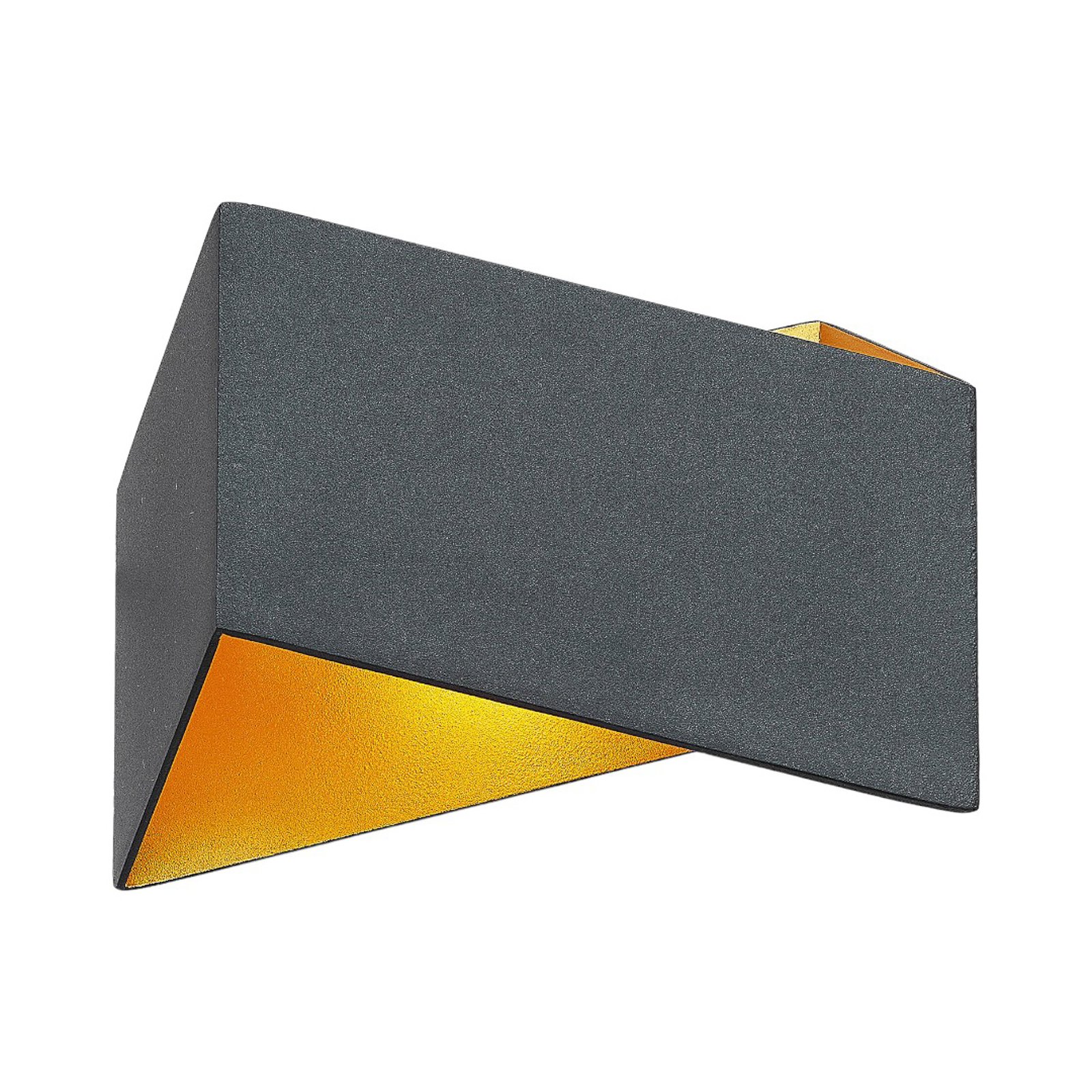 Assona Wandleuchte Black/Gold - Arcchio