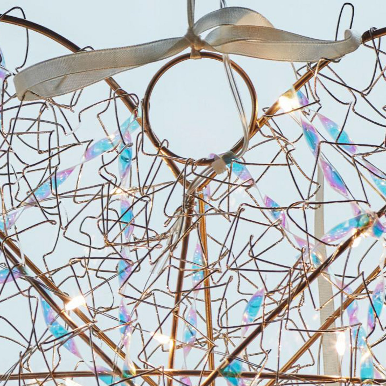 LED-Innendekoration Lily Heart, gold, 30 x 30 cm, Batterie LED-Innendekoration Lily Heart, gold, 30 x 30 cm, Batterie