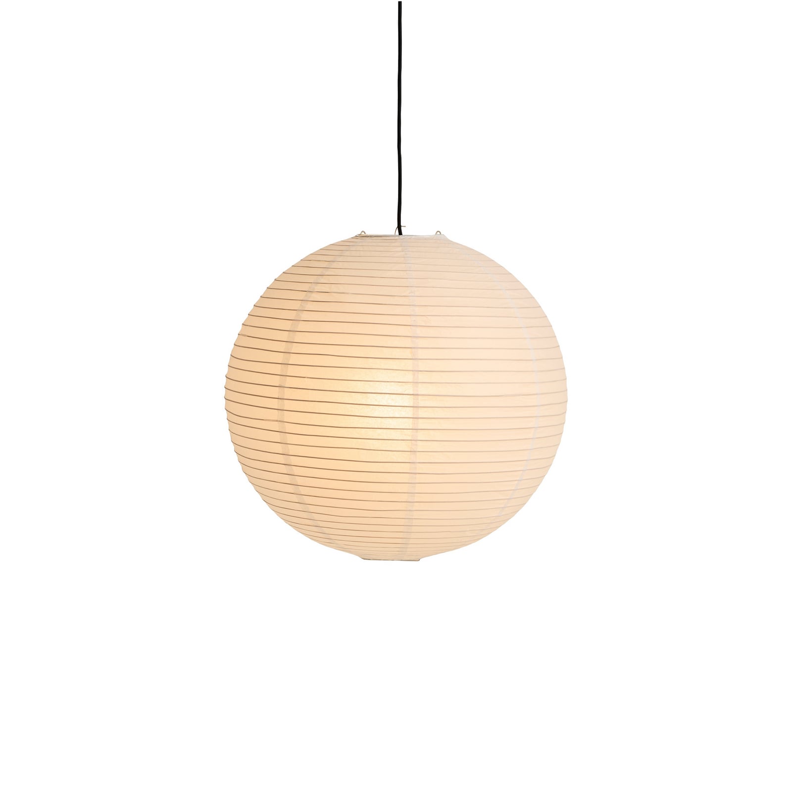 Abajur HAY, Ø50 cm, alb, hârtie/bambus