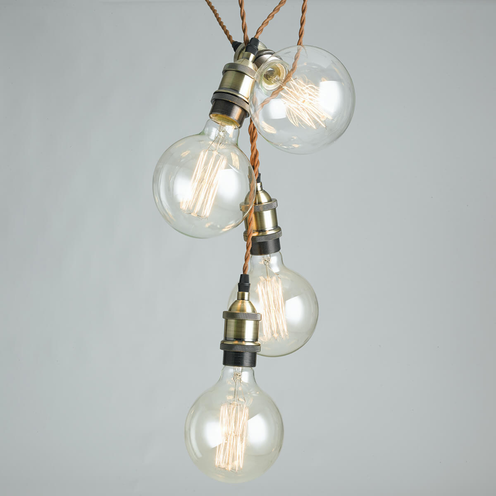 Groove - spinachtige hanglamp in vintage-look