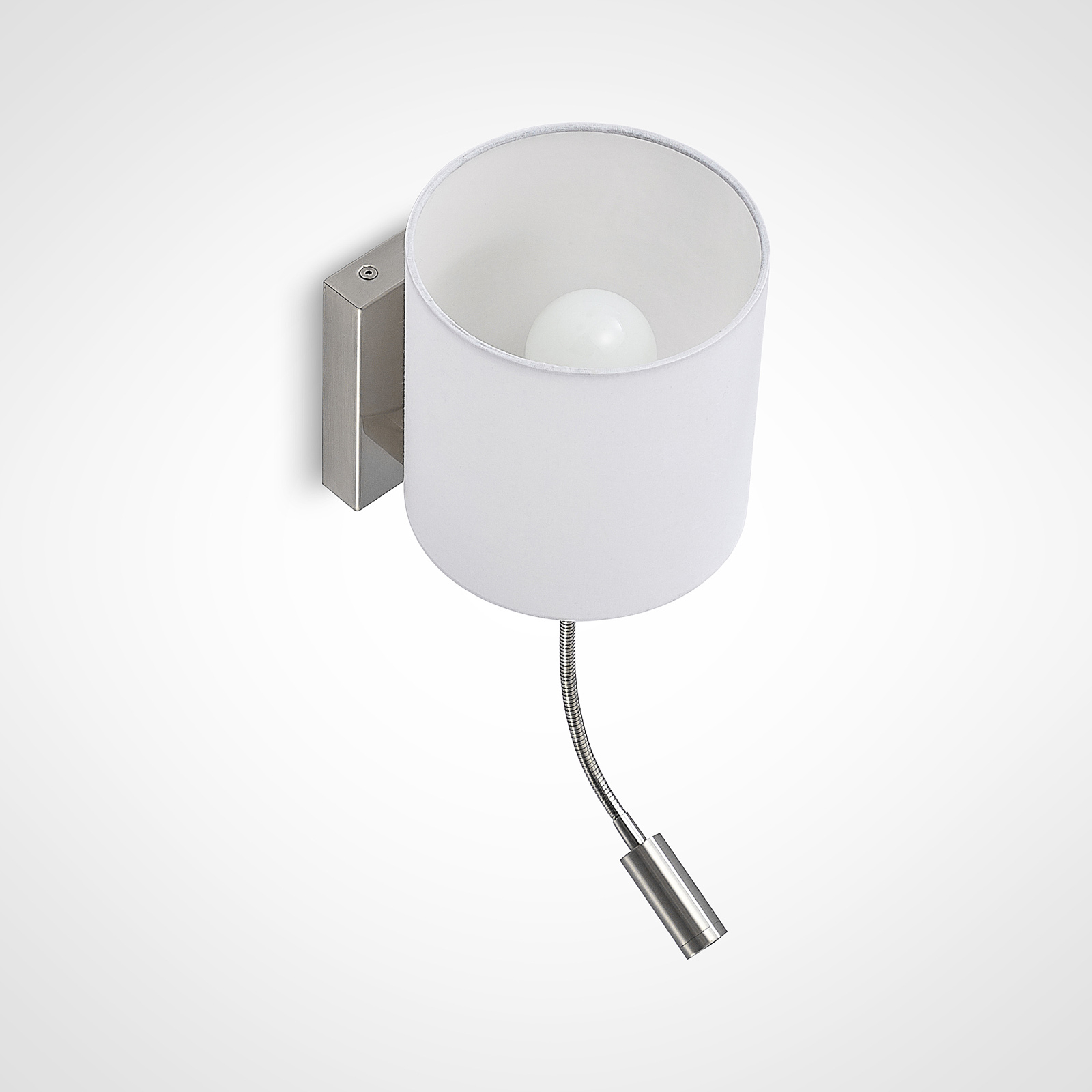 Brinja FlexApplique Murale White/Chrome - Lucande