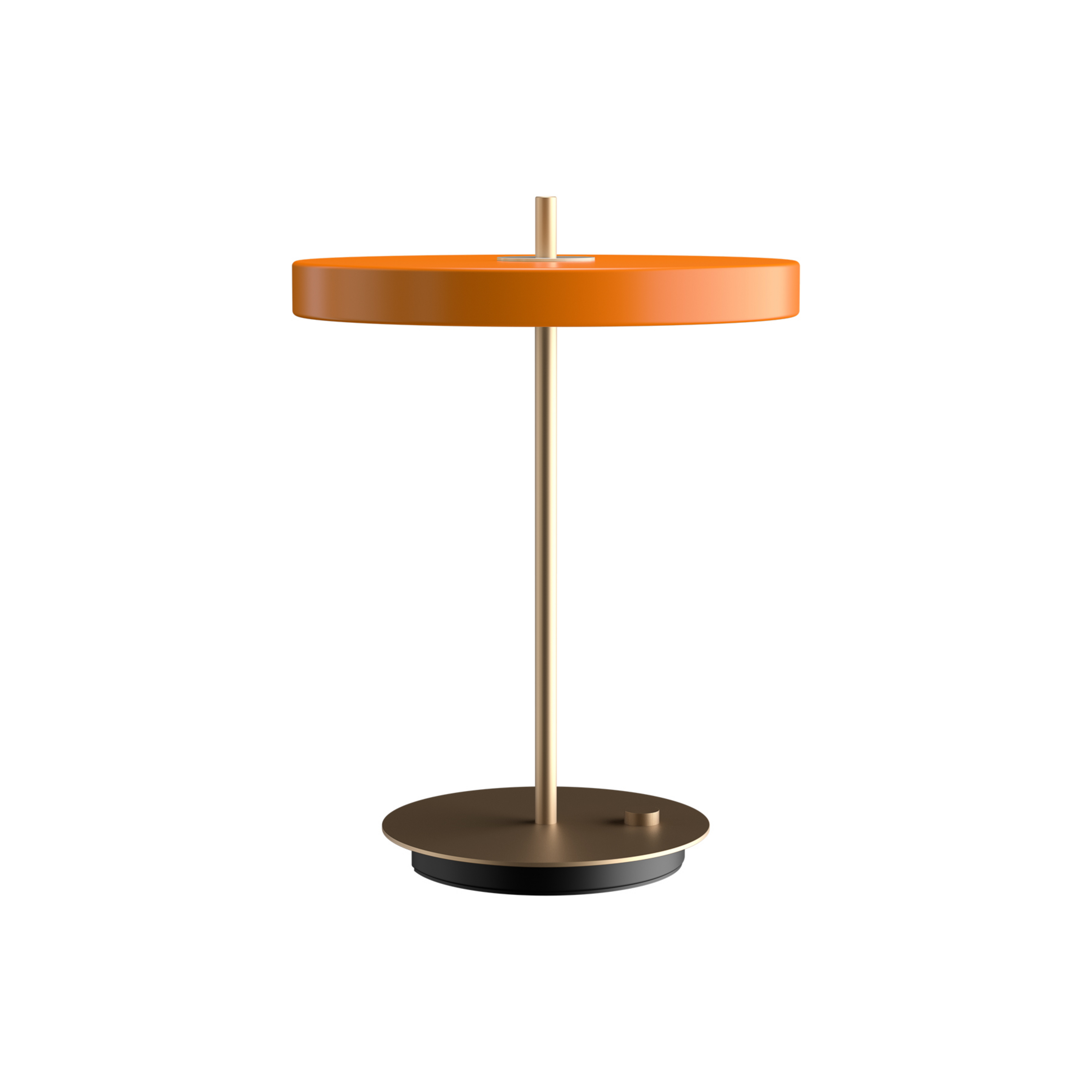 UMAGE Lampada da tavolo LED Asteria Table, USB, arancione/ottone