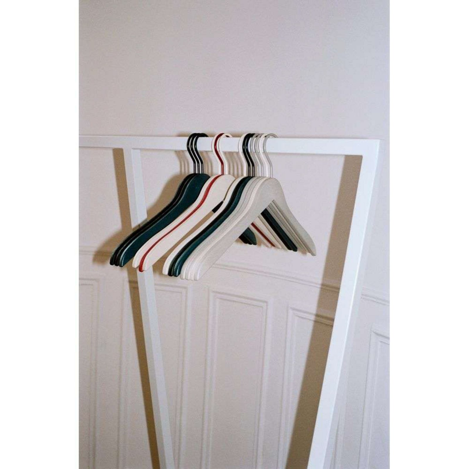 Coat Hanger Set of 4 Cream - HAY